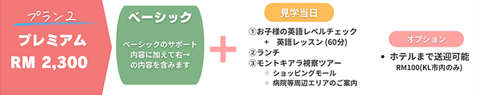 スクールツアープレミアムコース
